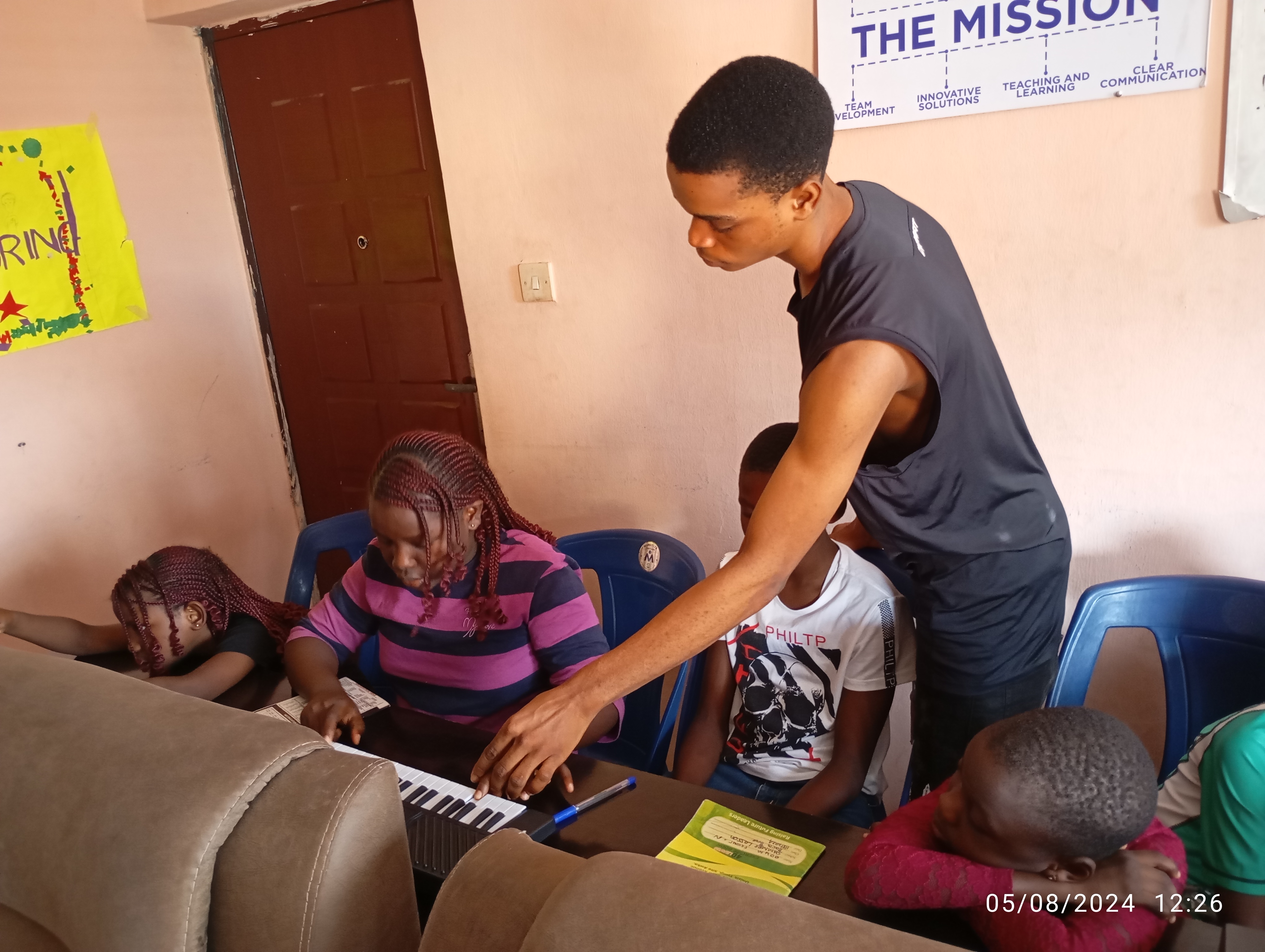 Mentoring session in progress
